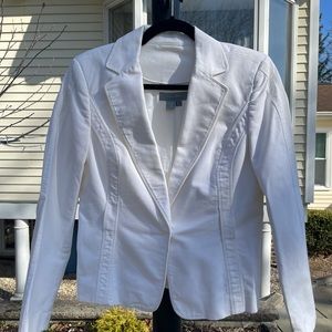 Zara White Sports Blazer